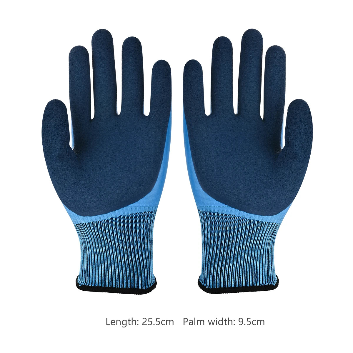 Gardening Gloves Puncture Resistant Latex Waterproof Work
