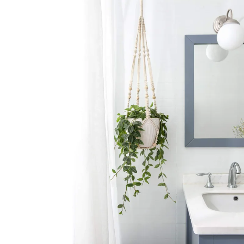 Handmade Macrame Plant Hanger Basket Flower Pot Balcony