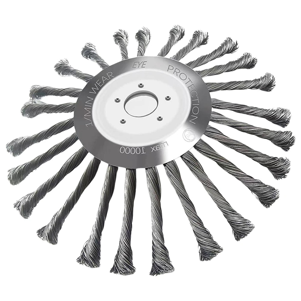 10 Inch Steel Wire Wheel Universal Garden