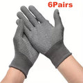 Gardening Gloves Stretchy Nylon Gloves Anti-Slip Dots
