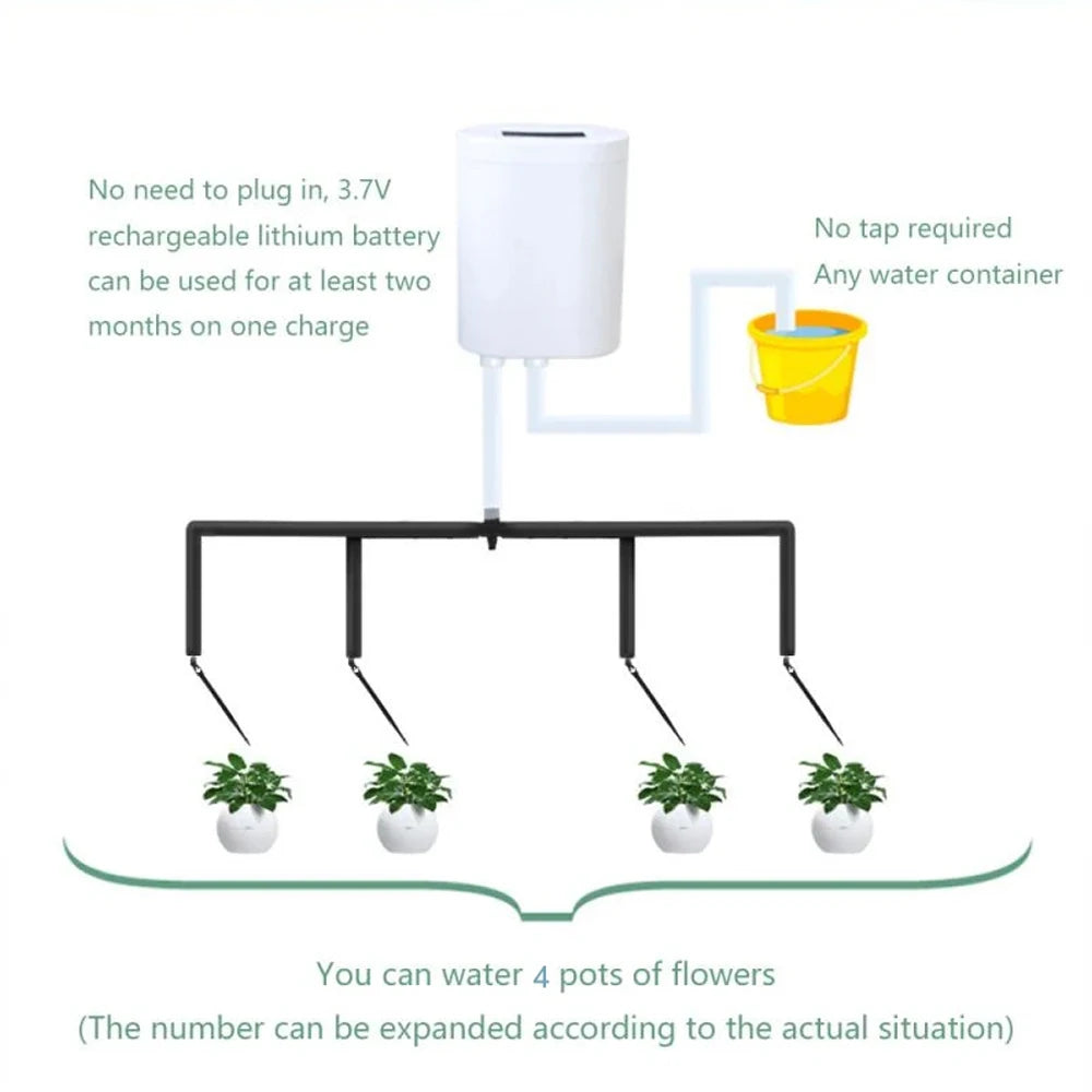 2-16Head Self-Watering Kits Intelligent Drip Irrigation Automatic W…