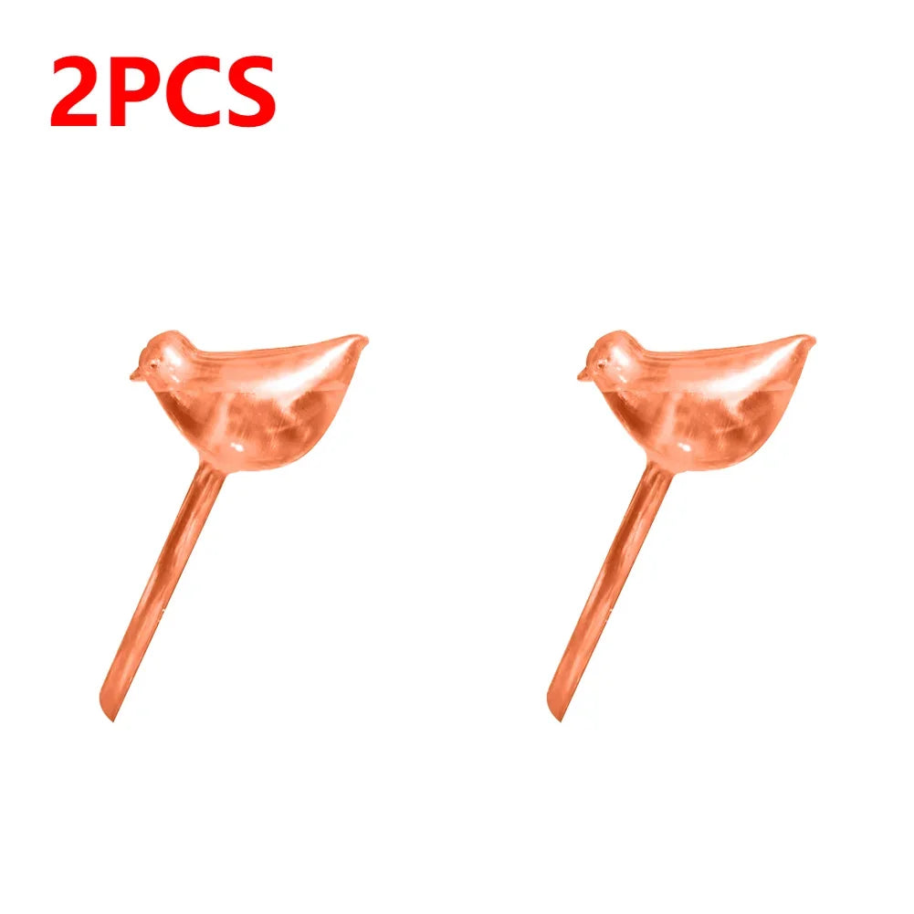 PVC Transparent Plants Watering Bulbs Bird Shape Automatic