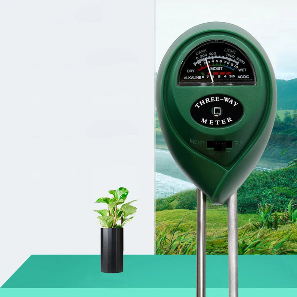 3-in-1 Garden PH Meter Sunlight Soil PH Tester