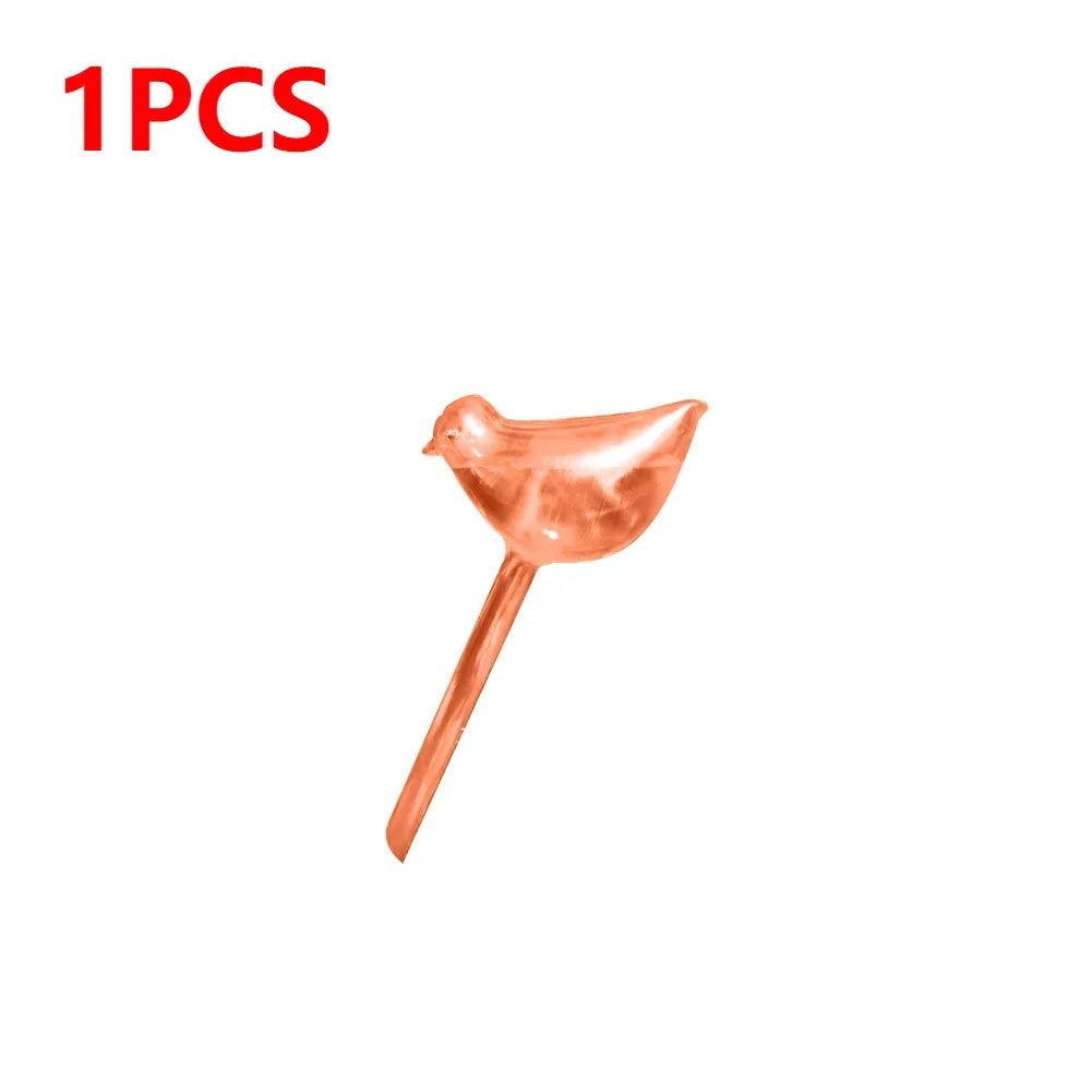 PVC Transparent Plants Watering Bulbs Bird Shape Automatic