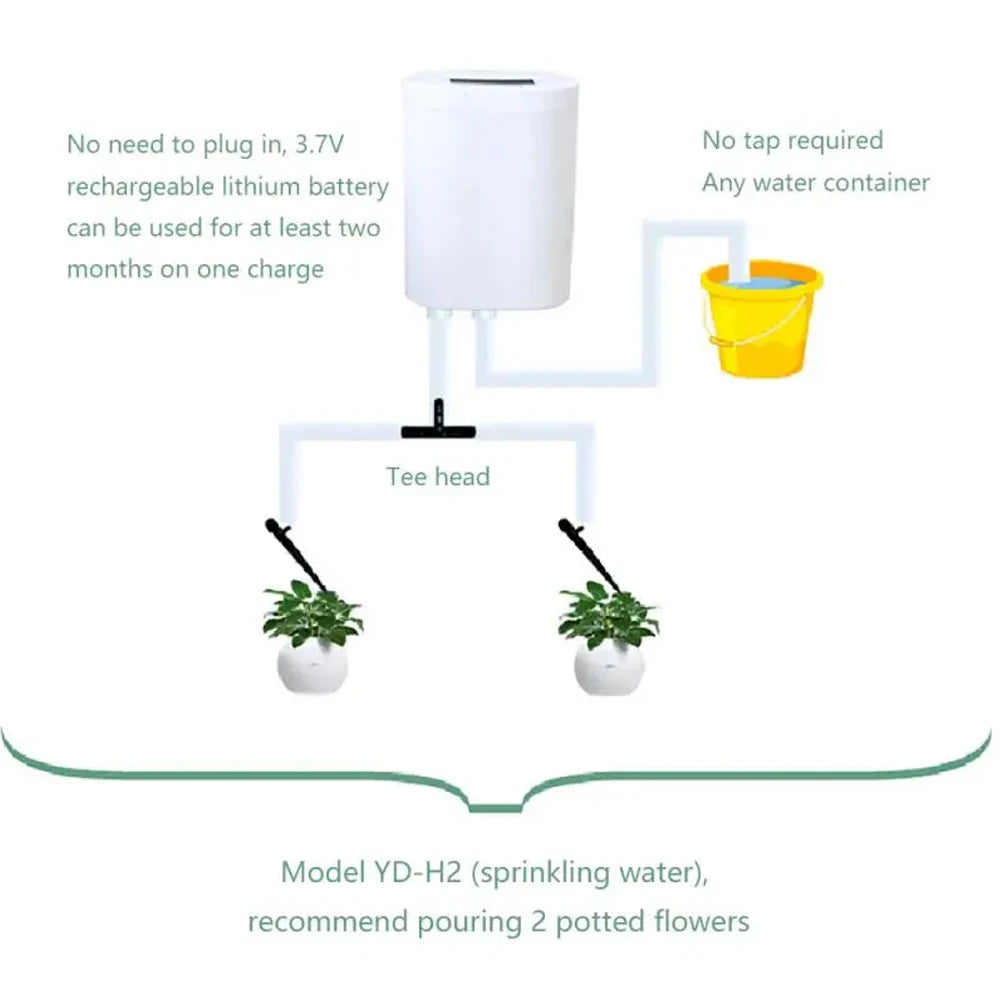 2-16Head Self-Watering Kits Intelligent Drip Irrigation Automatic W…