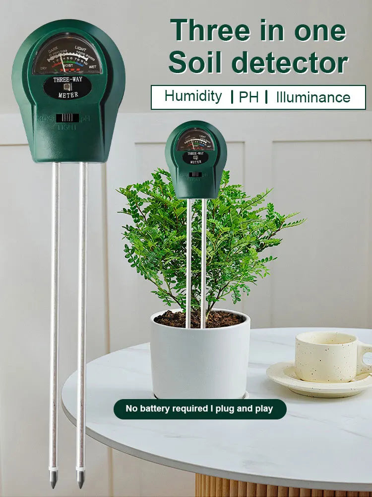 Soil Testing Instrument Equipped With Two Probes Measures