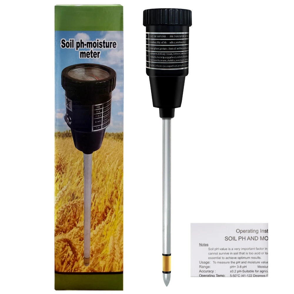 Handheld Soil Tester Professional Soil PH Moisture Meter