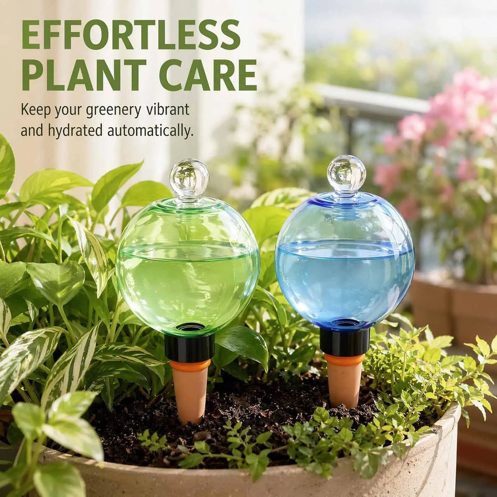 Self Watering Globes Top Fill Automatic Plant Watering