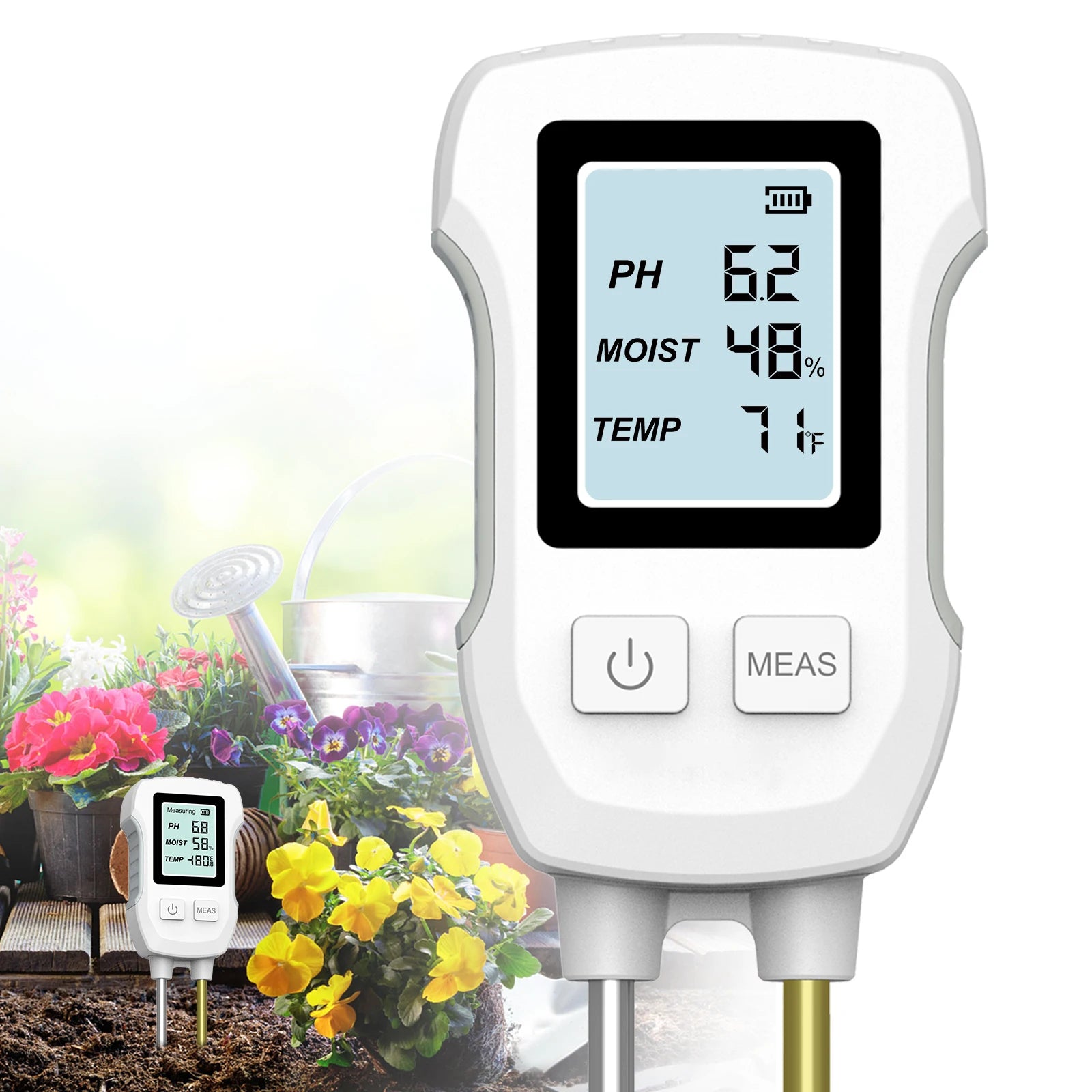 Digital Soil Tester Ph/moisture/temperature High Accuracy Soil Meter