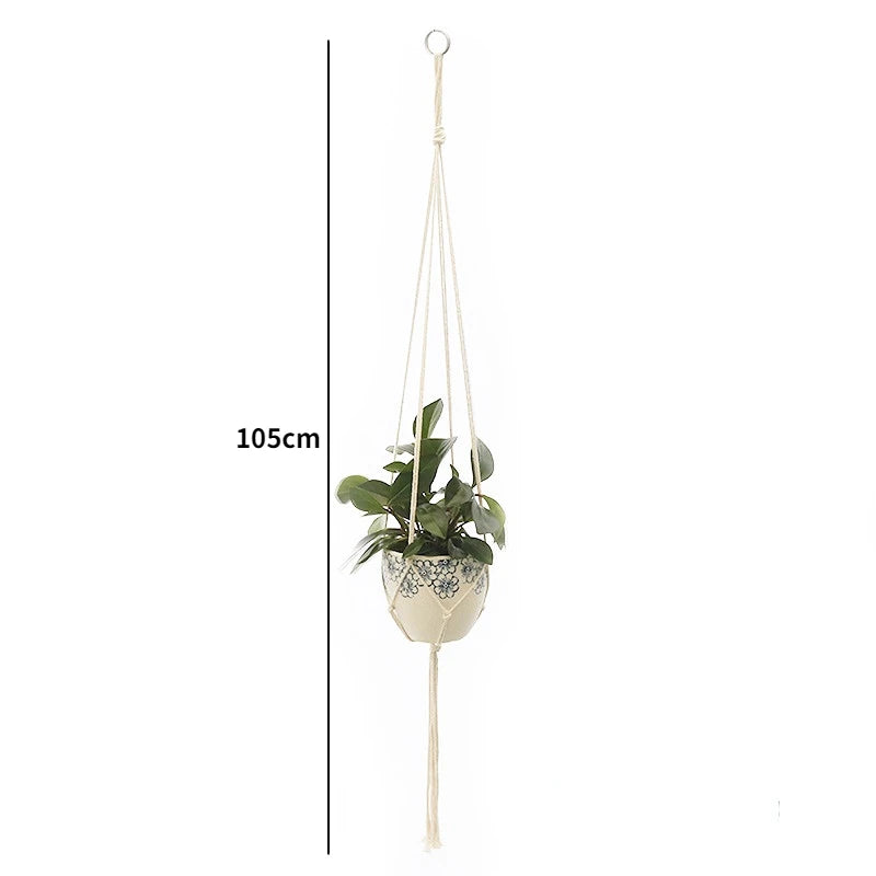 Handmade Macrame Plant Hanger Basket Flower Pot Balcony