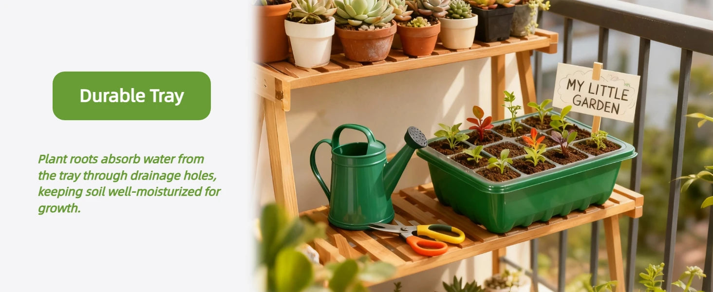 Seed Starter Tray Mini Greenhouse Germination Kit