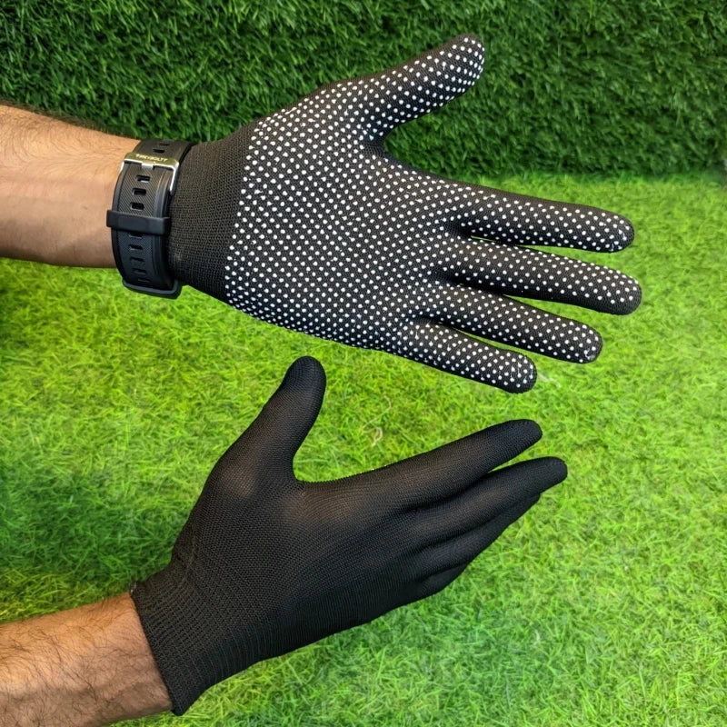 Gardening Gloves Stretchy Nylon Gloves Anti-Slip Dots