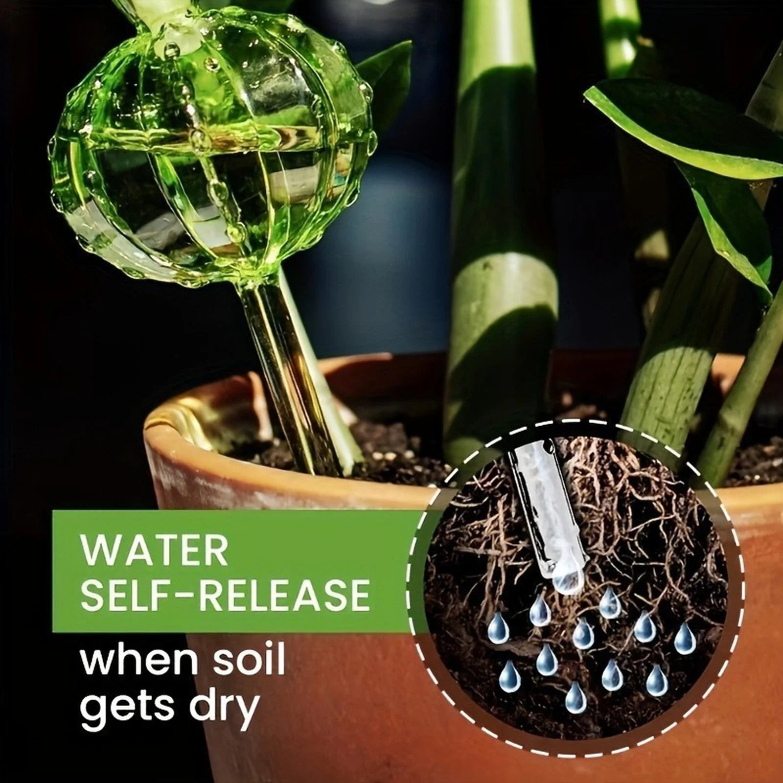 Cactus Shape Plant Automatic Watering Device