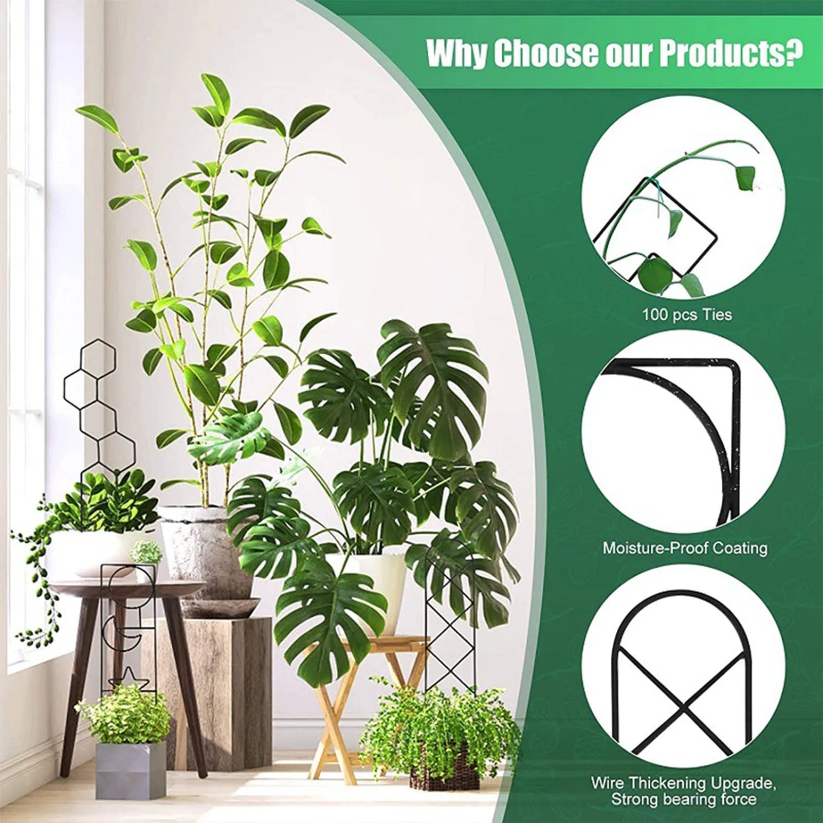 Climbing Plant Trellis Plant Support Garden Stake Stand