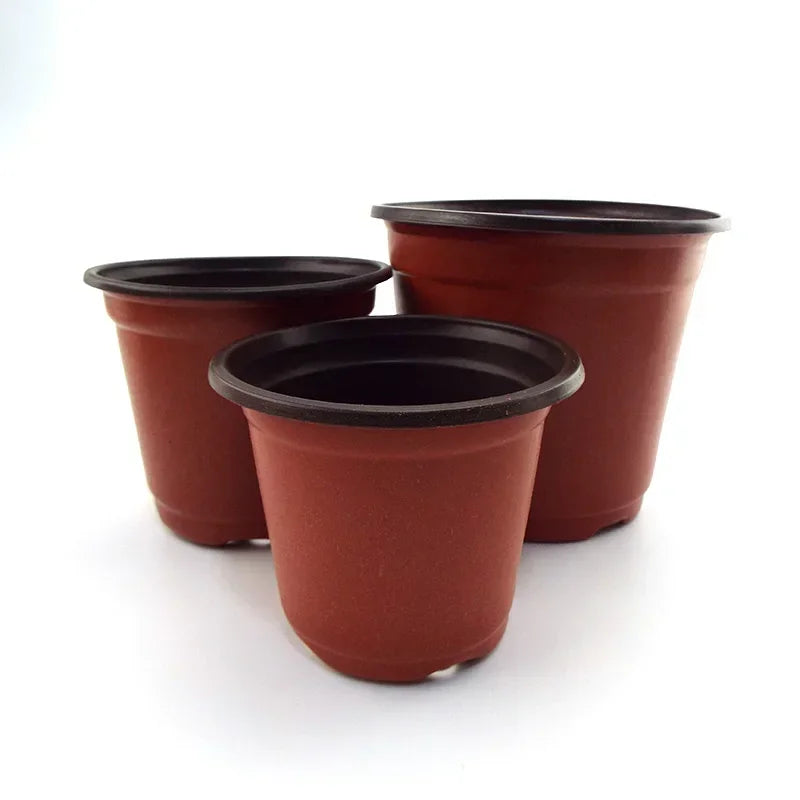 Flowerpot Plastic Grow Box Fall Resistant Tray