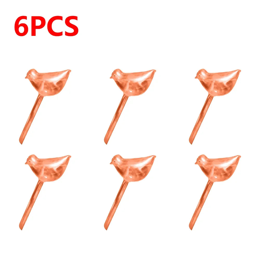 PVC Transparent Plants Watering Bulbs Bird Shape Automatic