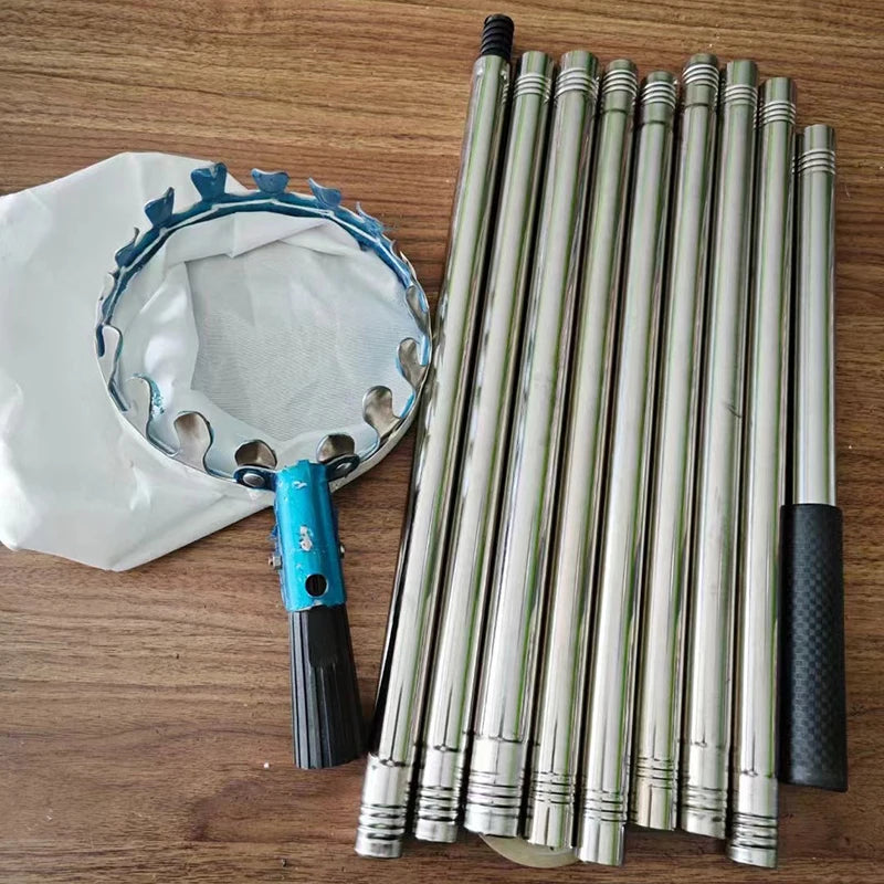 Stainless Steel Splicing Rod Fruit Picker 1.6/2.4/3.2/4M