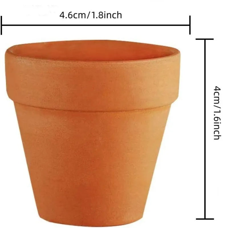 Mini 1.8" Terracotta Pot Clay Pottery Planter