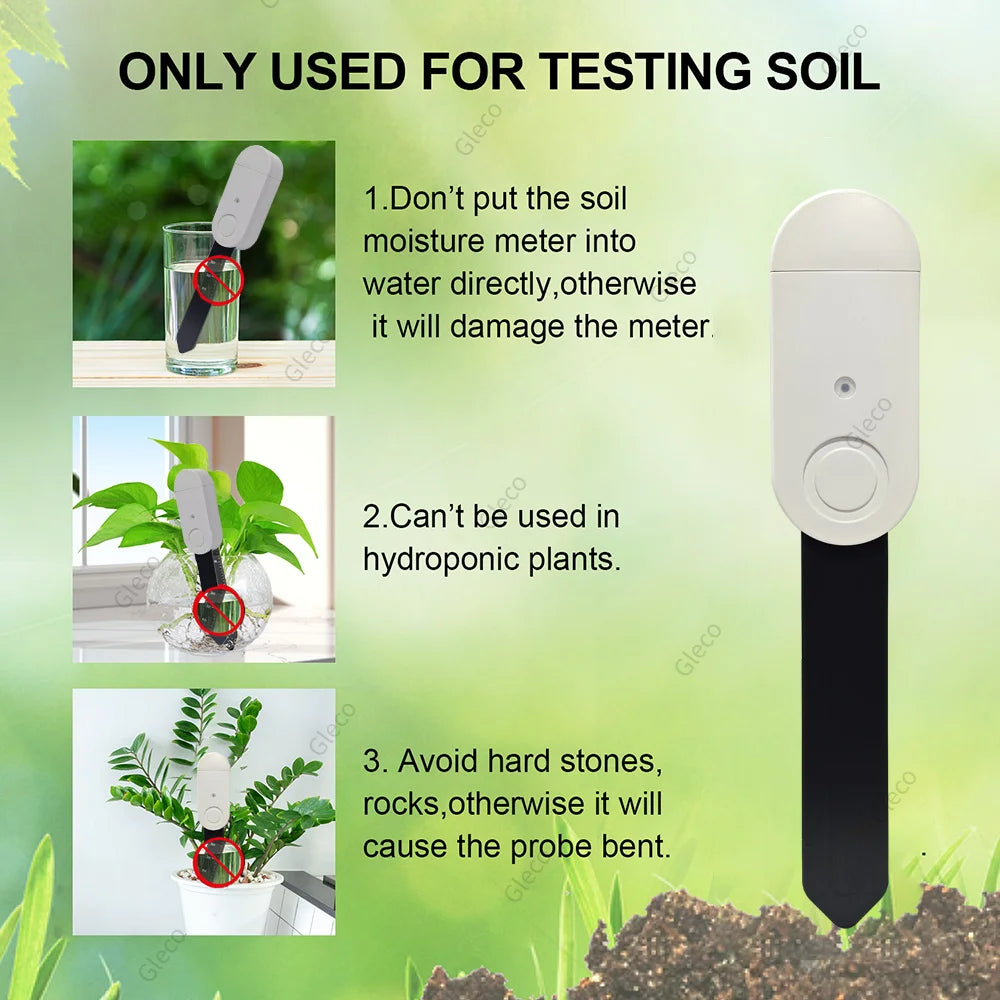 3-in-1 Zigbee Soil Moisture Sensor Humidity Meter Temperature