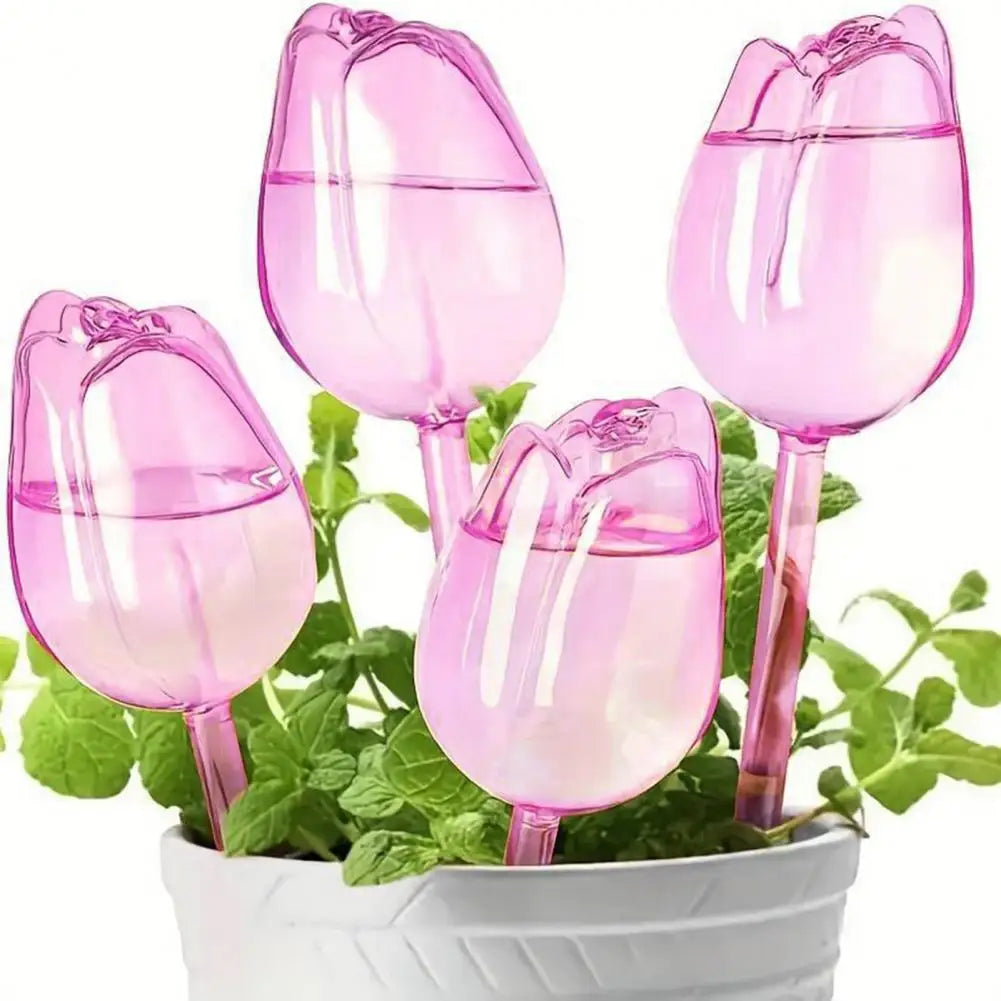 Stylish Plant Watering Solution Tulip Plant Watering Globes