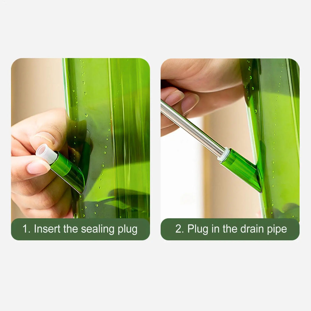 Watering Can Indoor 1L Clear Plastic Long Spout