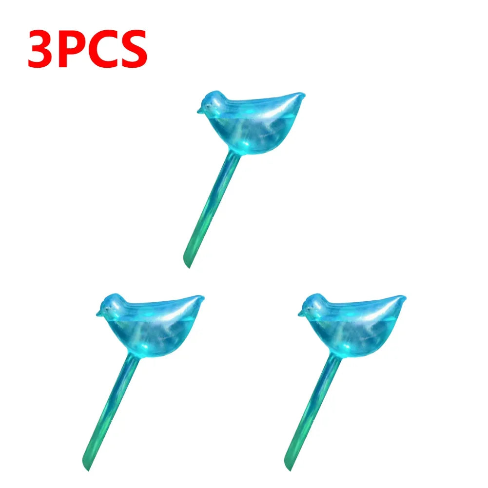 PVC Transparent Plants Watering Bulbs Bird Shape Automatic