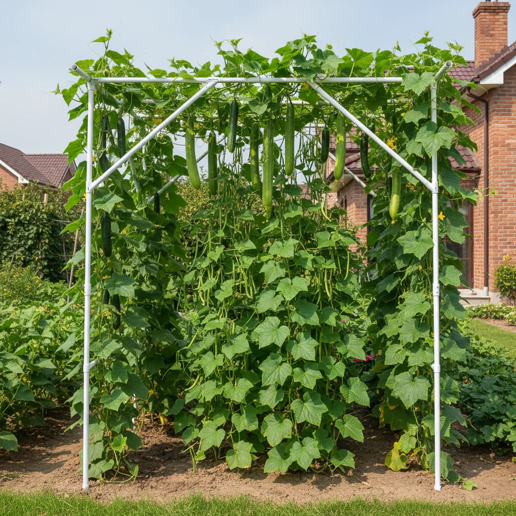 Metal Walkway Arbor Pergola Grape Vine Trellis Garden