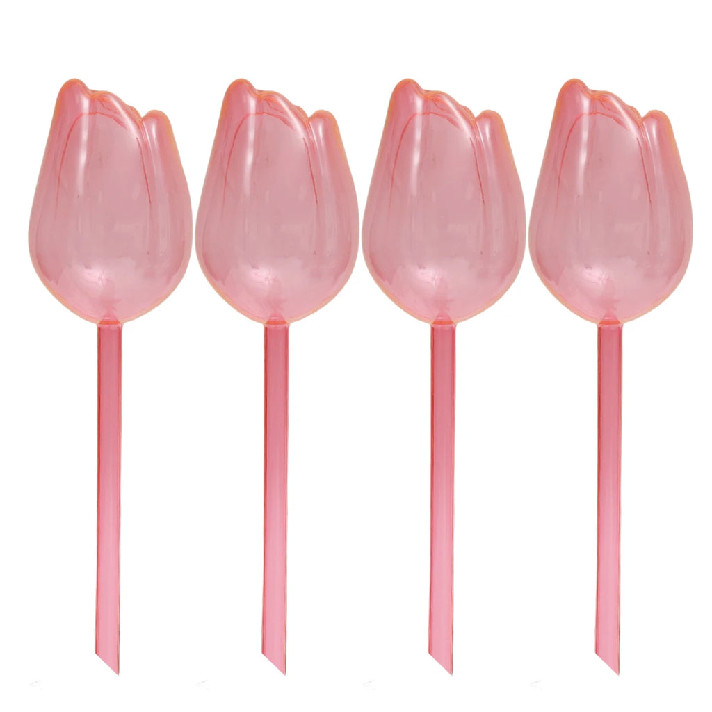 Plastic Tulip Waterer Plant Watering Globes Automatic Drip