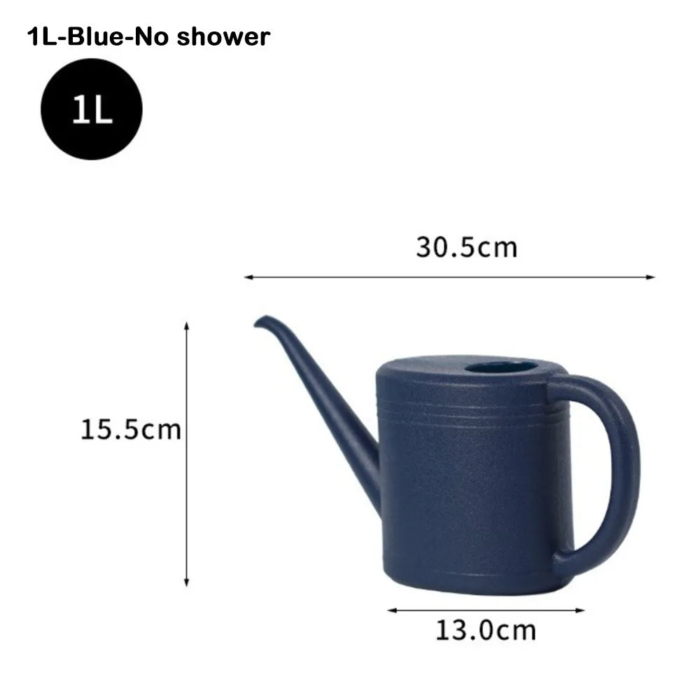 1L/2L Watering Can Pot Plastic Garden Plants Plants
