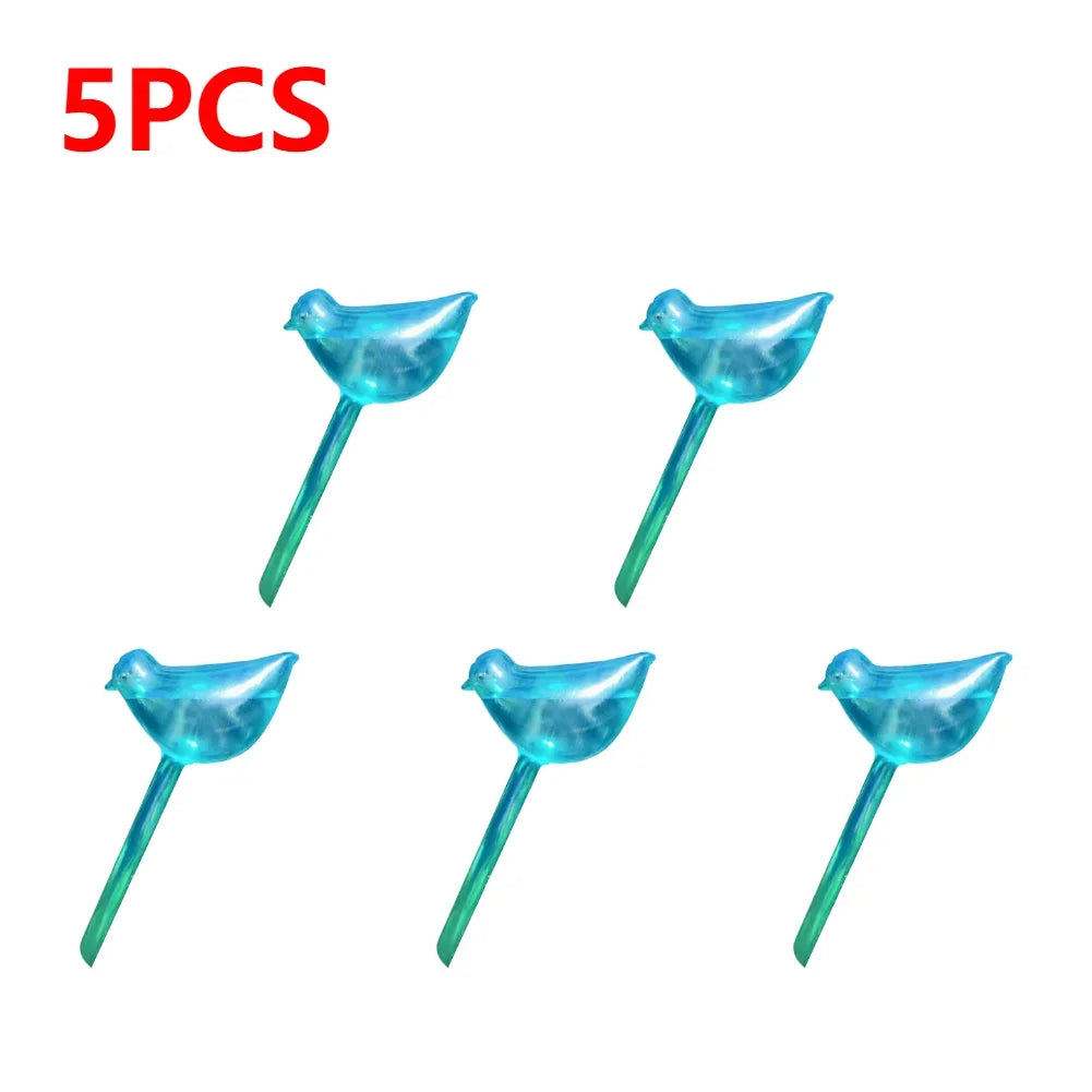 PVC Transparent Plants Watering Bulbs Bird Shape Automatic