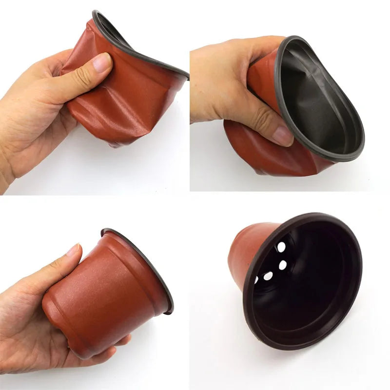 20pcs/50pcs Garden Planter Nursery Plant Grow Pots
