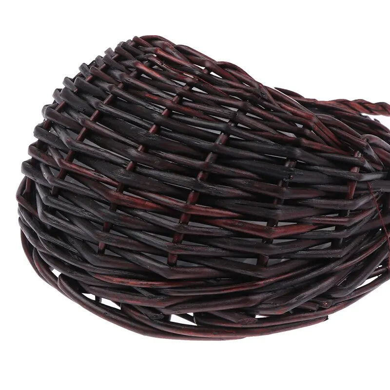 Flower Planter Wall Hanging Wicker Rattam Basket Garden
