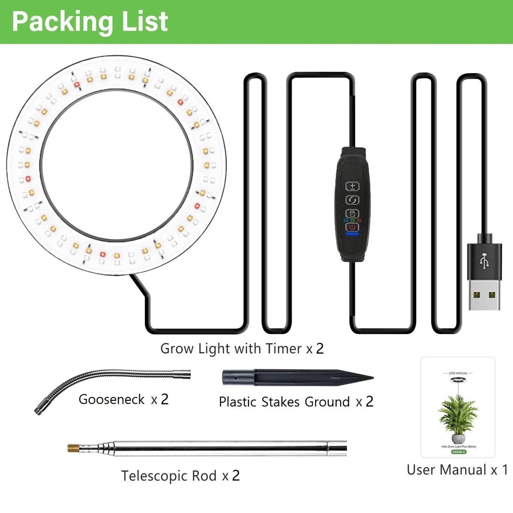 Museluce Grow Lights for Indoor Plants