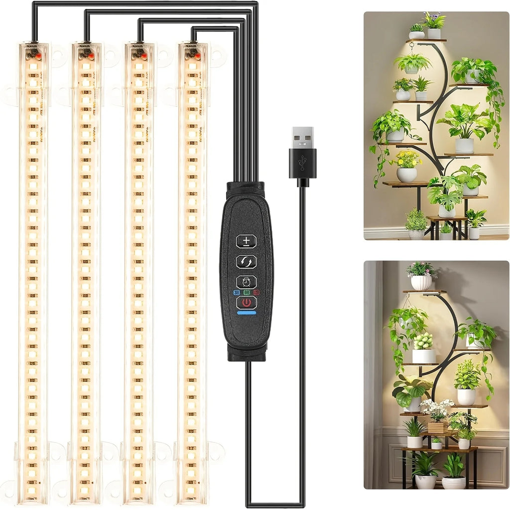 8.6" Full Spectrum LED Grow Strips (3500K)