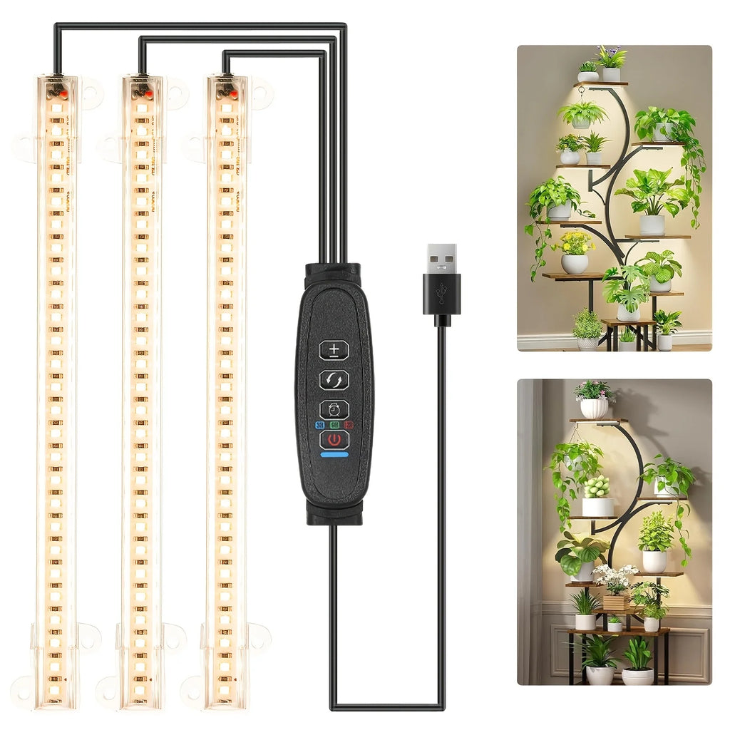 8.6" Full Spectrum LED Grow Strips (3500K)