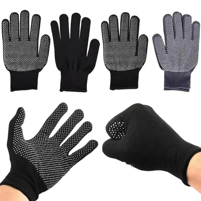 Gardening Gloves Stretchy Nylon Gloves Anti-Slip Dots