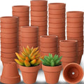 Small Mini 1.3" Terracotta Pot Clay Ceramic