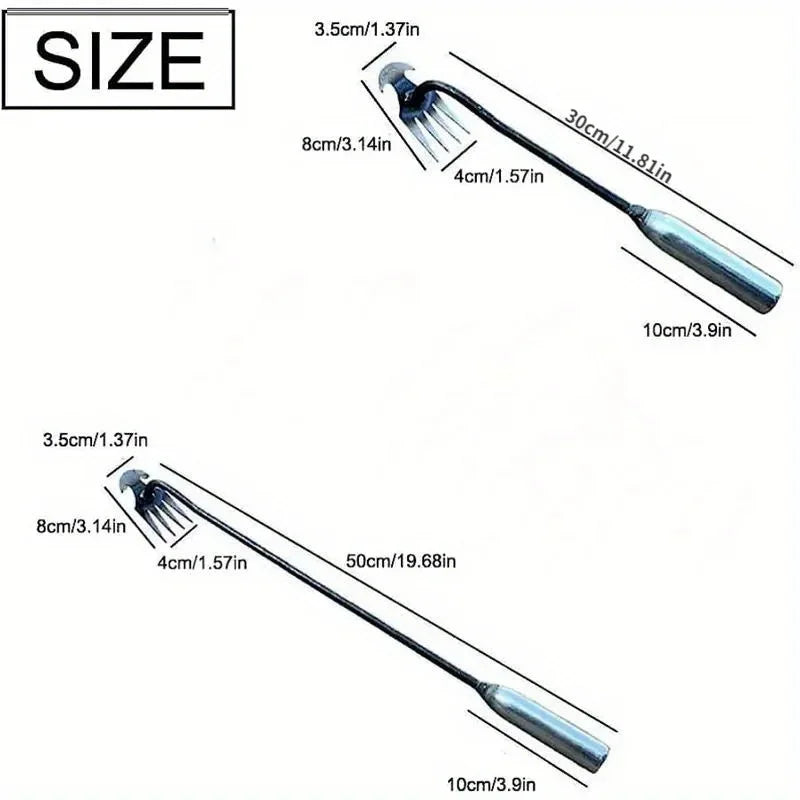 2 in 1 Garden Weeder Rake Tools
