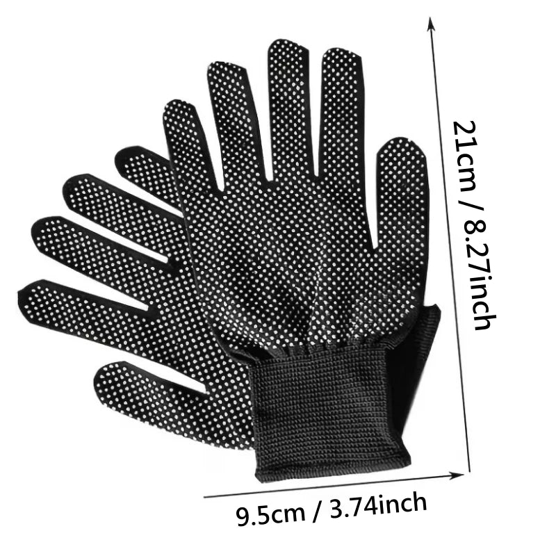 Gardening Gloves Stretchy Nylon Gloves Anti-Slip Dots