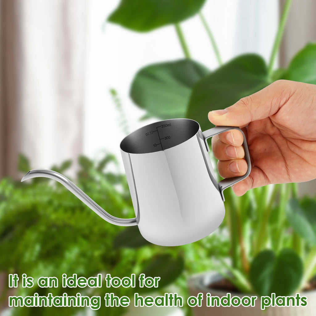 12oz/350ml Small Watering Can For Indoor Plants Rustproof