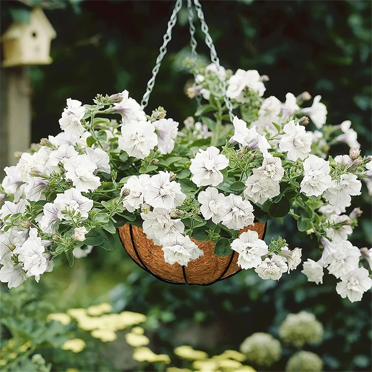 Breathable Round Coconut Palm Mat For Hanging Basket
