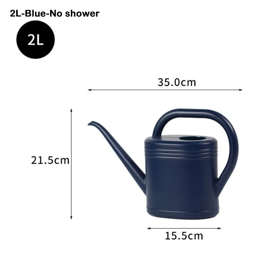 1L/2L Watering Can Pot Plastic Garden Plants Plants