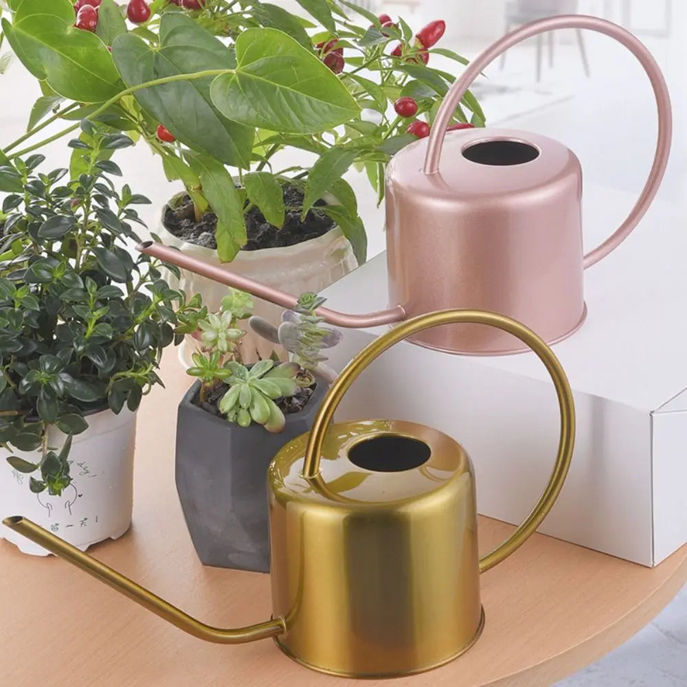 Stainless Steel Watering Can Comfortable Large Capacity Watering