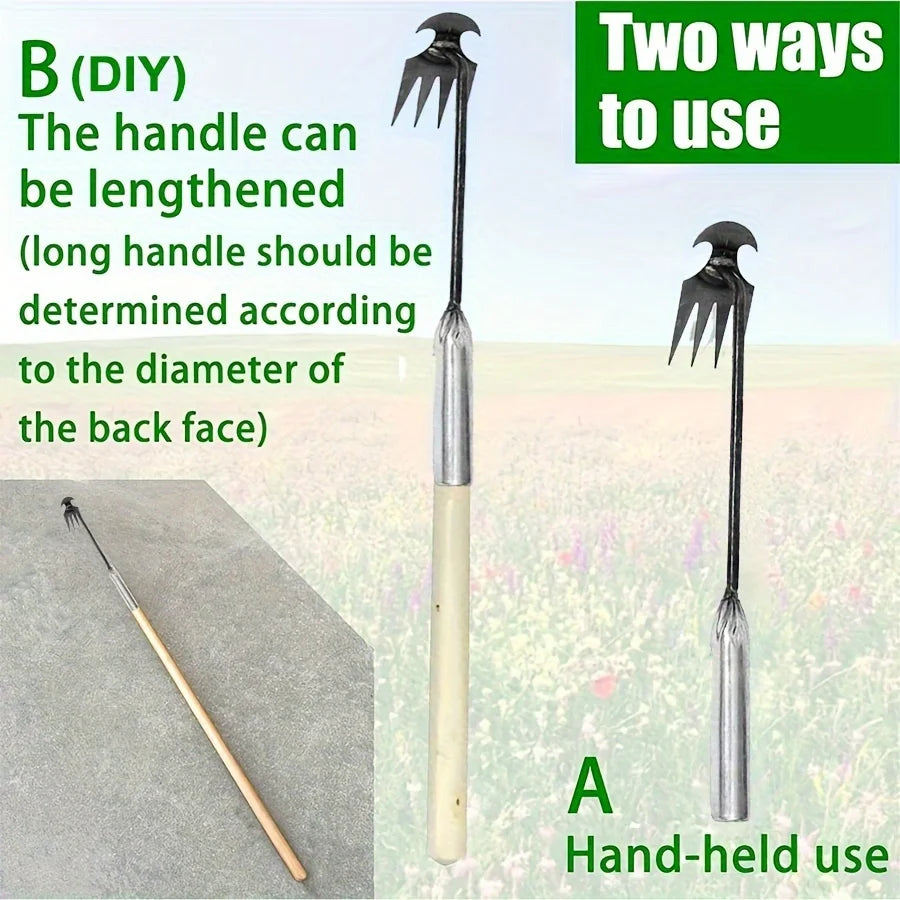 2 in 1 Garden Weeder Rake Tools