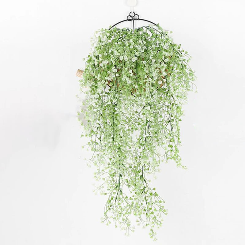 Wall Hanging Flower Planter Wicker Rattam Basket Garden