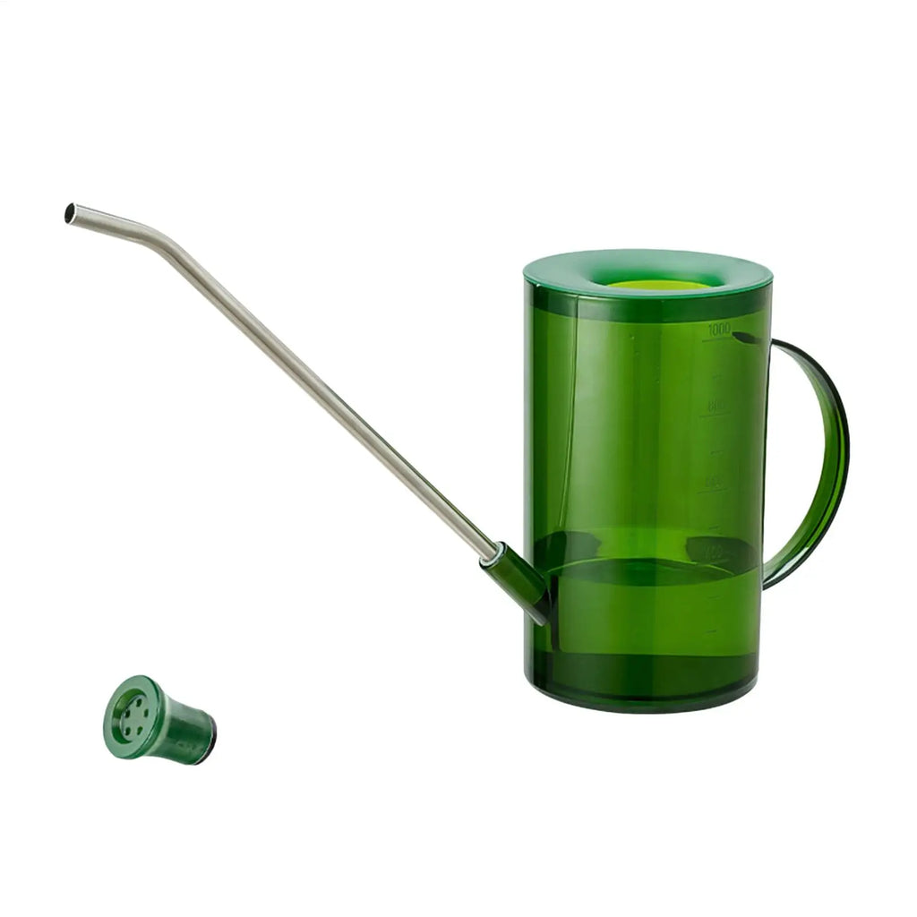 Watering Can Indoor 1L Clear Plastic Long Spout