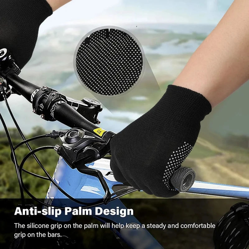 Gardening Gloves Stretchy Nylon Gloves Anti-Slip Dots