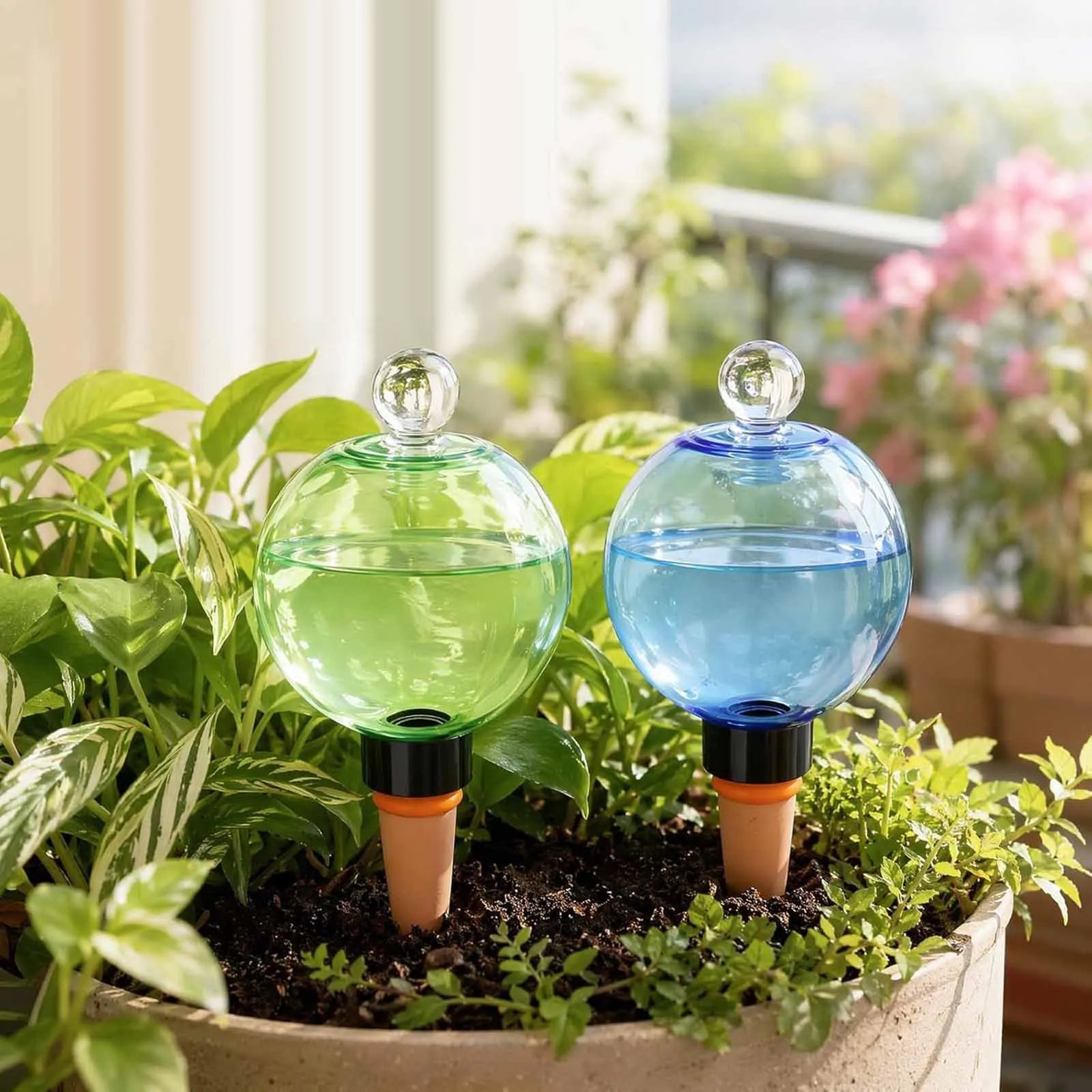 Self Watering Globes Top Fill Automatic Plant Watering