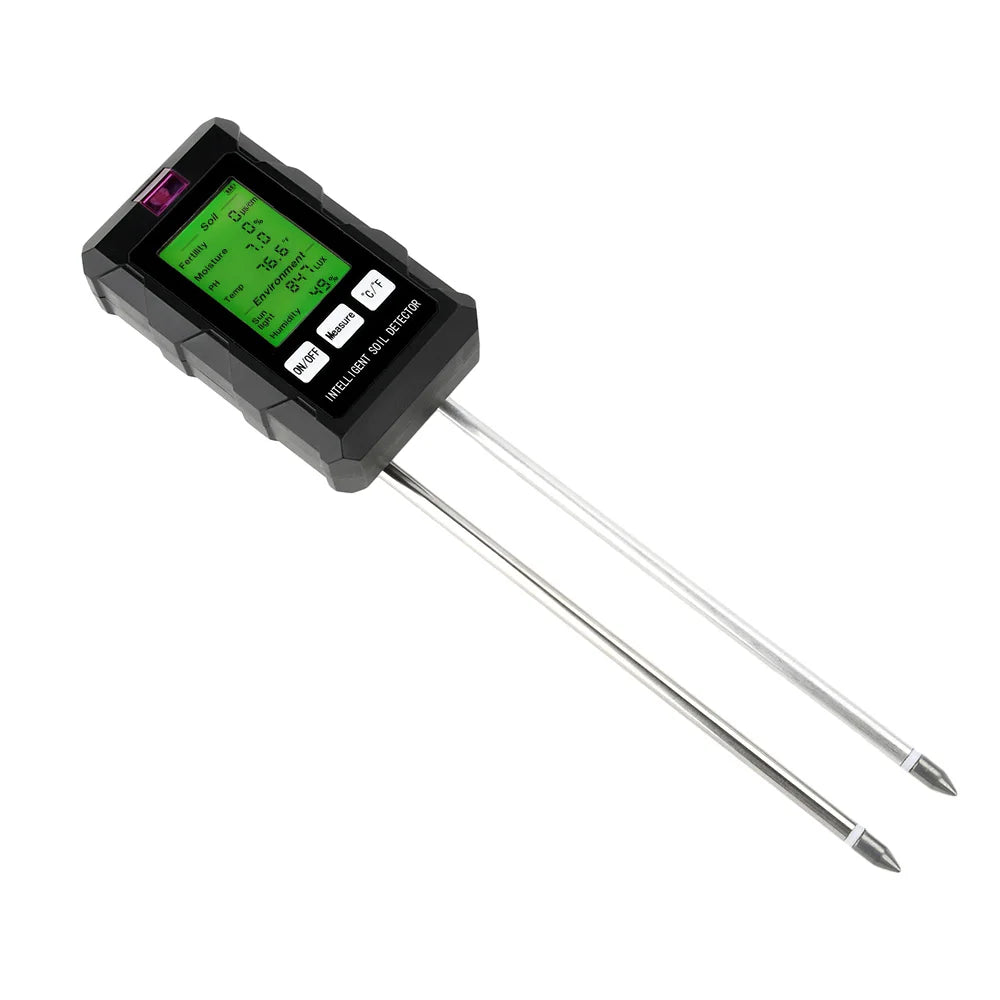 6-in-1 LCD Soil Tester PH Moisture Temperature Humidity