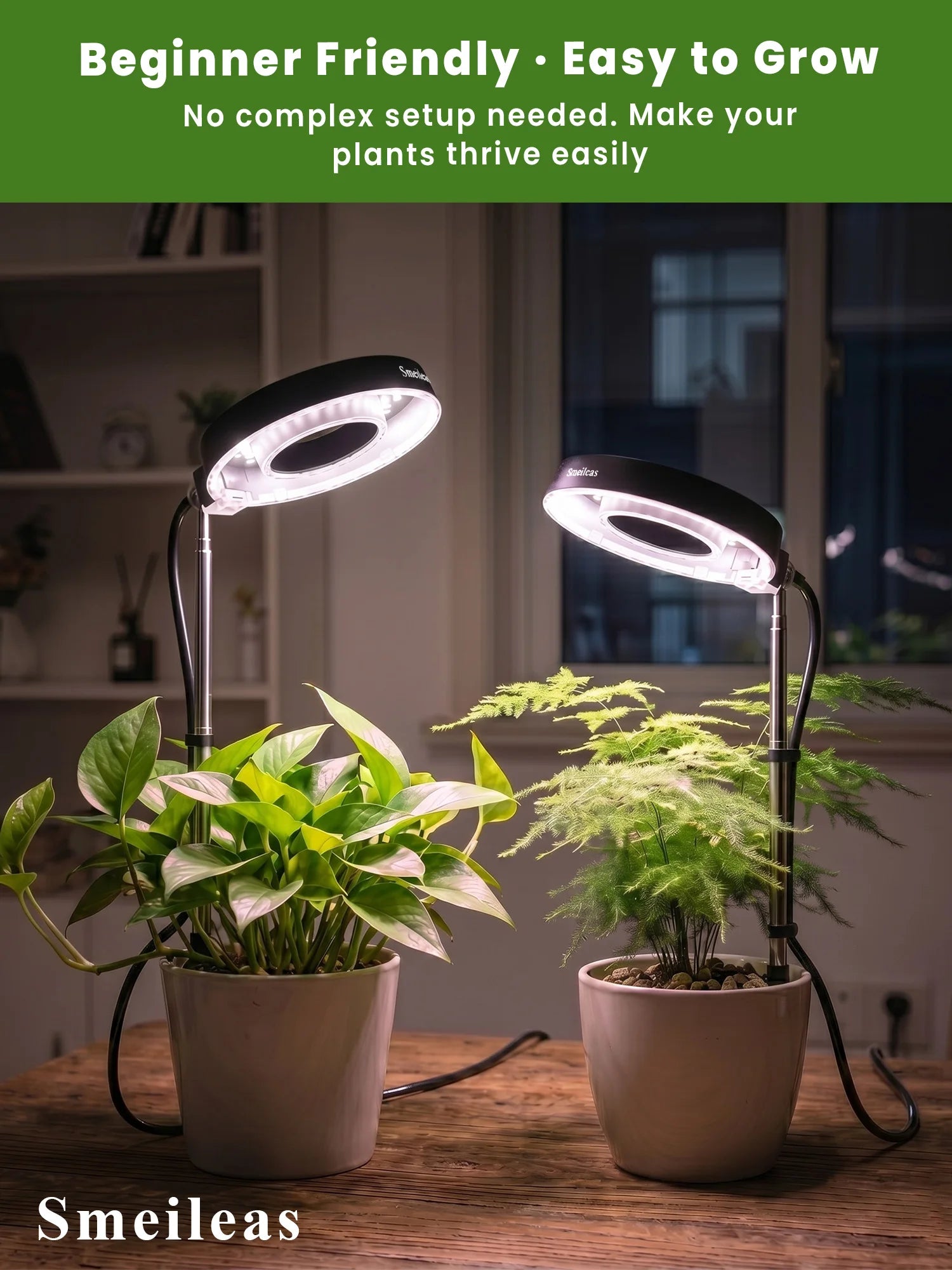 4pcs,All-New Generation Indoor Grow Light Full Spectrum